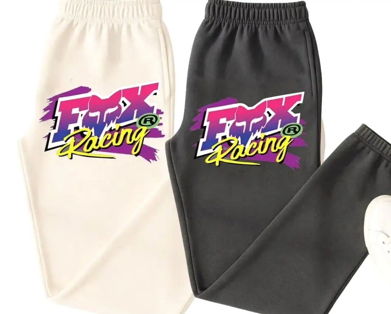 Fox Racing Inspired Sweatpants, Unisex Cotton Motocross Bottoms Pants, Racing Sweatpant, Comfy Dirt Bike Streetwear for Men and Women Riders, Trendy Top Sweatpants, Unisex Cotton Graphic Casual Sweatpants, Gift For Fan, Men and Women, Best Gift SS N