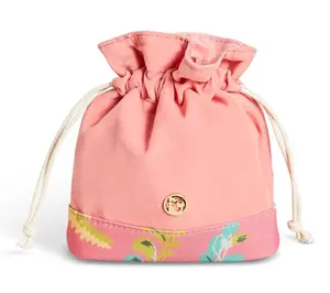 Spartina 449 Keepsake Drawstring Pouch - Tropical Floral Pink