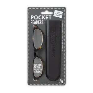 If USA  Pocket Readers Tortoiseshell Glasses, Plus 1.5