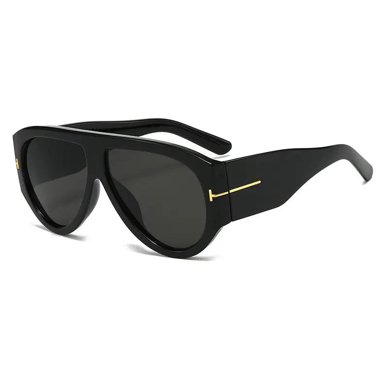 Large Frame Sunglasses Women's Glasses Personalized Retro UV Protection Sunglasses Stylish Shades