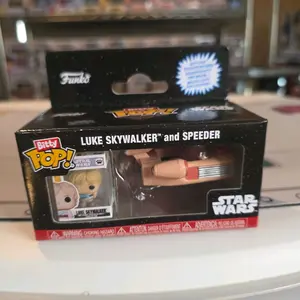 Funko Bitty Pop Exclusive Star Wars Luke Skywalker & Speeder
