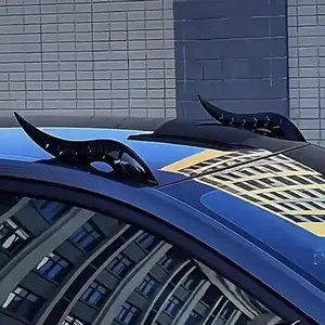 Car Roof Dragon Horn Modification - 2026 New No-Drill Install Universal Waterproof Devil Horns Decor for SUV, Sedan, Truck, Hatchback 14in