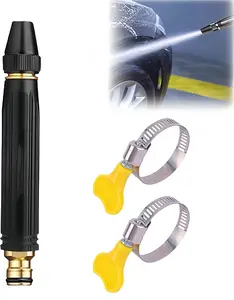 Powerful High-Pressure Water Gun for Car Cleaning, Home Portable Handheld Water Sprayer with Booster Nozzle and Hose, A Must-Have for Watering Plants, Yard Maintenance Auto Spray Tool (1PC)