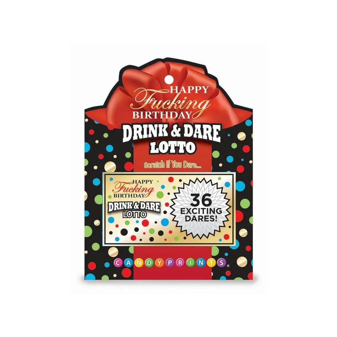 Drink & Dare Birthday Scratcher Cards