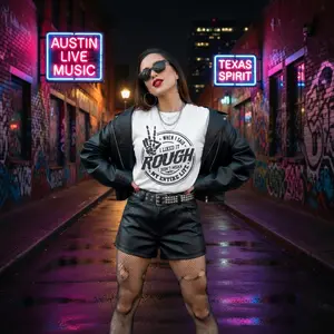 Rough Rock Hand Graphic T-Shirt — "When I Said I Liked It Rough"