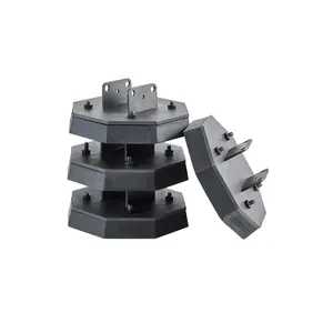 VEVOR RV Leveling Pads, 4 - Pack Rubber Trailer Jack Pads, Each with 5000 lbs Capacity, Jack Stabilizer Pad with Large Surface Area, Suitable for 5.5 Square Jack Feet, 5th Wheels Class A/C MotorhomesVEVOR Super Brand Day