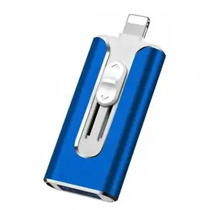 4-In-1 Ultra-Fast High Capacity Flash Drive for iPhone/Type-C/android/PC, 128GB-1tb OTG USB 3.0 External Storage Memory Stick, Ideal Gift for Valentines/birthday
