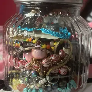 Mistery Jewerly Jar - including necklase , bracelets and earrings