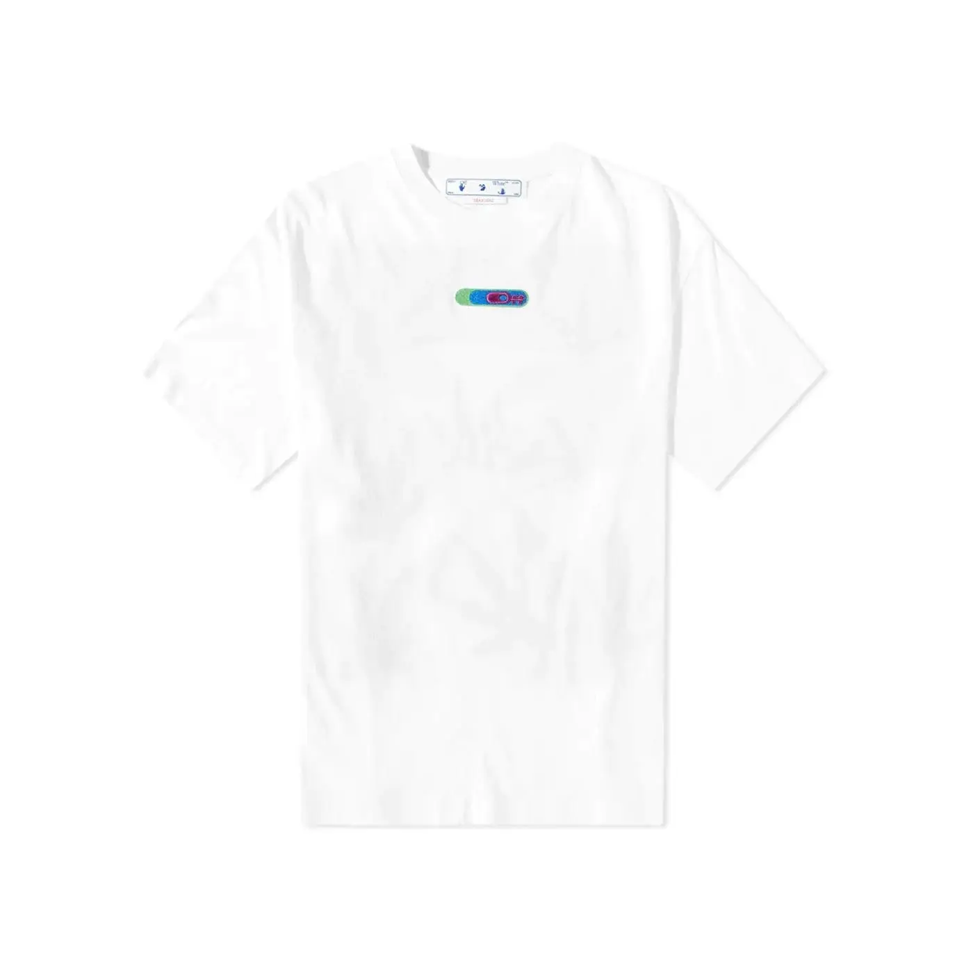 Off-White Weed Arrows Oversized T-Shirt White/Green