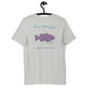 Redfish w/ La Rivers (Light colors, Purple Design)