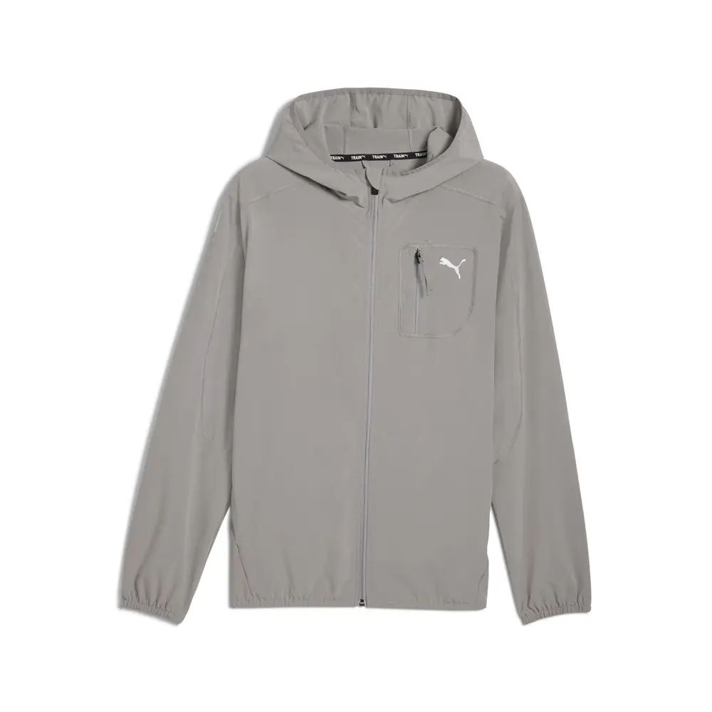 PUMA Mens Flex Woven Jacket Athletic Outerwear Casual - Grey