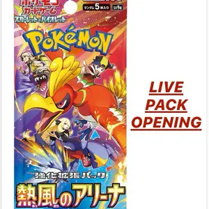 Japanese Pokémon Heat Wave Arena Pack Opening