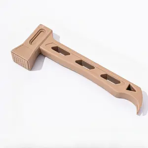 New heavy duty lightweight ground hammer with non-slip grip and strong lever mechanism for camping, tarps, tents, soil - integrated outdoor hammer for shelter, stable base and precise control - suitable for hiking, construction, gardening, Hand Tools