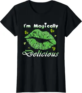100% Cotton Womens I'm Magically Delicious Tee Funny St. Patrick Day T-Shirt