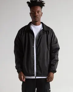 Coach Jacket - Versatile Style with Front Button Closure, Comfortable Fit, and Stylish Design for Everyday Wear
