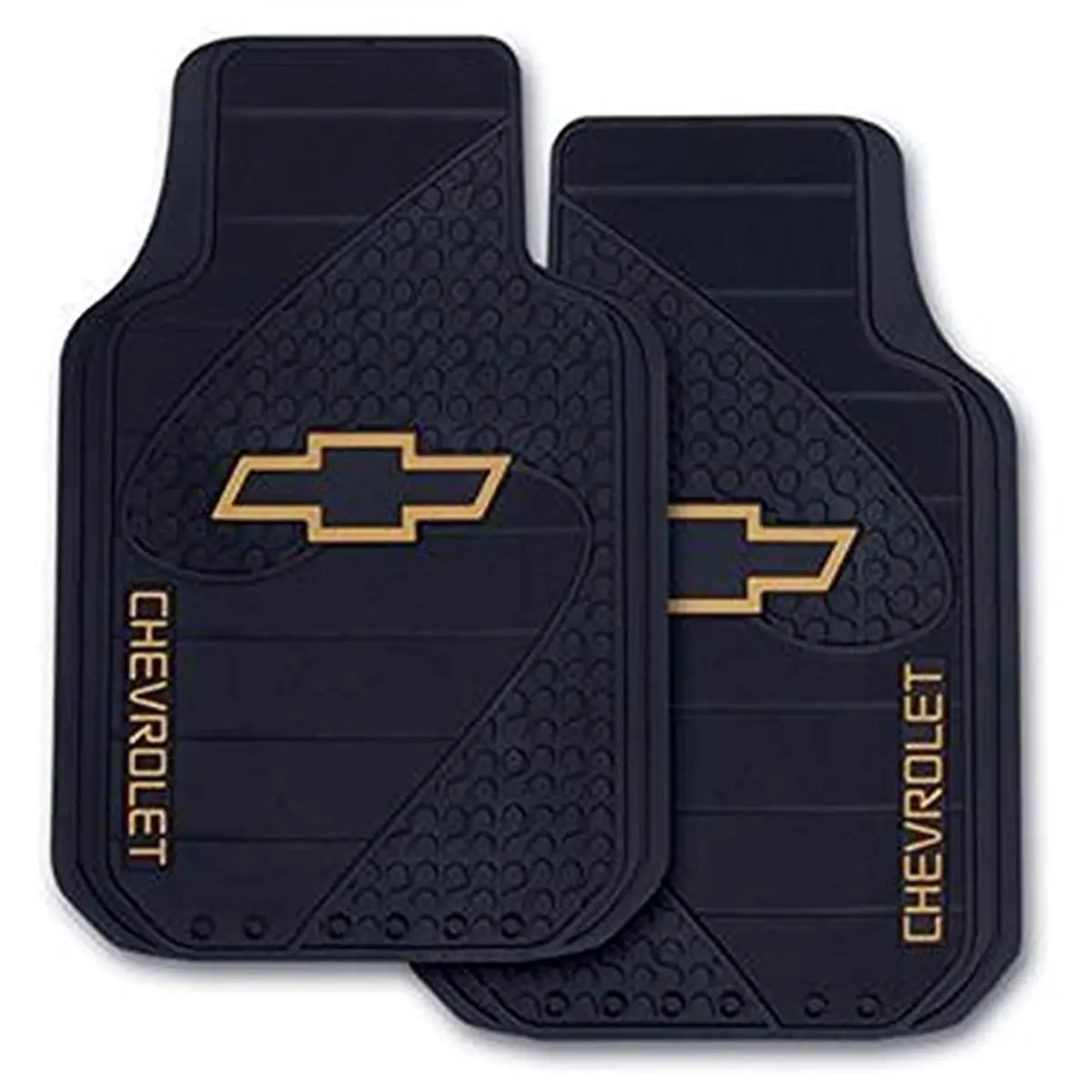 PlastiColor P23-001381R01 Chevrolet Bowtie Factory Mat, Durable Car Floor Mats for Automotive Interior Use, Mat Floor Mats