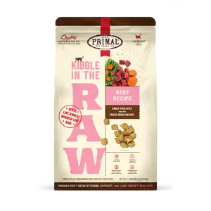 Kibble in the Raw Cat Food - Beef Recipe