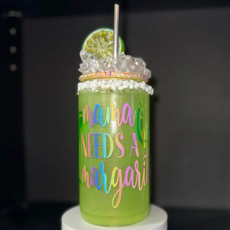 Mama needs a margarita snow globe tumbler Mama needs a margarita snow globe tumbler