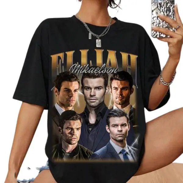 Elijah Mikaelson Vintage T-shirt Perfect Gift For Women Tshirt Cotton Fit