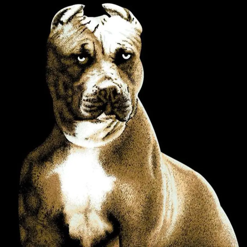 Pitbull Theme Polyester Queen Size Blanket - 1ply Animal Print, Super Soft, Machine Washable, Non-Customized for Relaxation and Rest