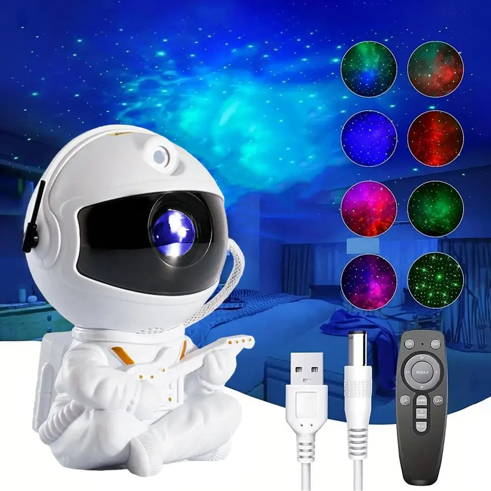 Astronaut Star Design Night Light, USB Powered Desktop Starry Sky Light, Decorative Light For Home Bedroom, Living Room & Kids Room