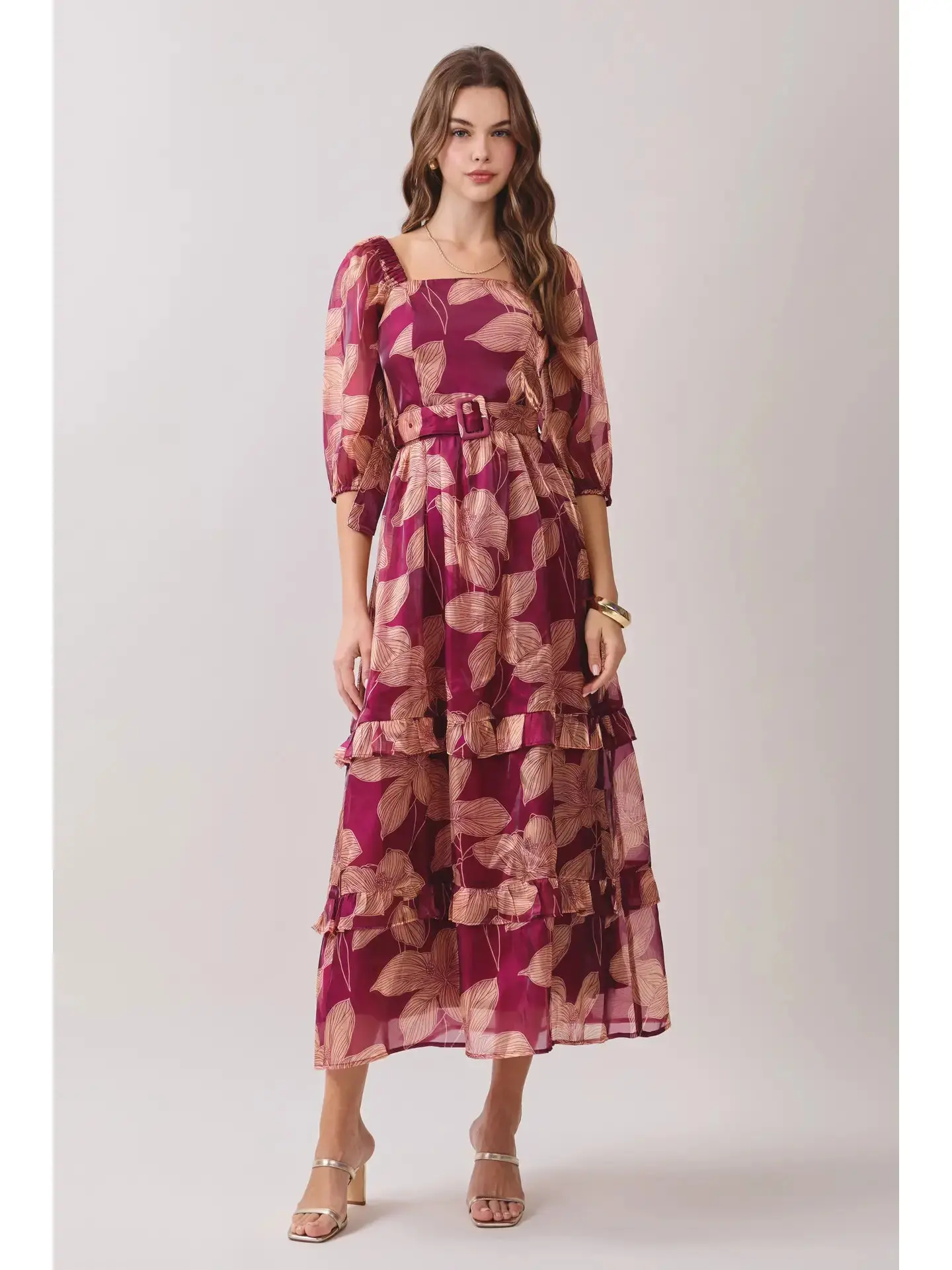 Crimson Rose Dress