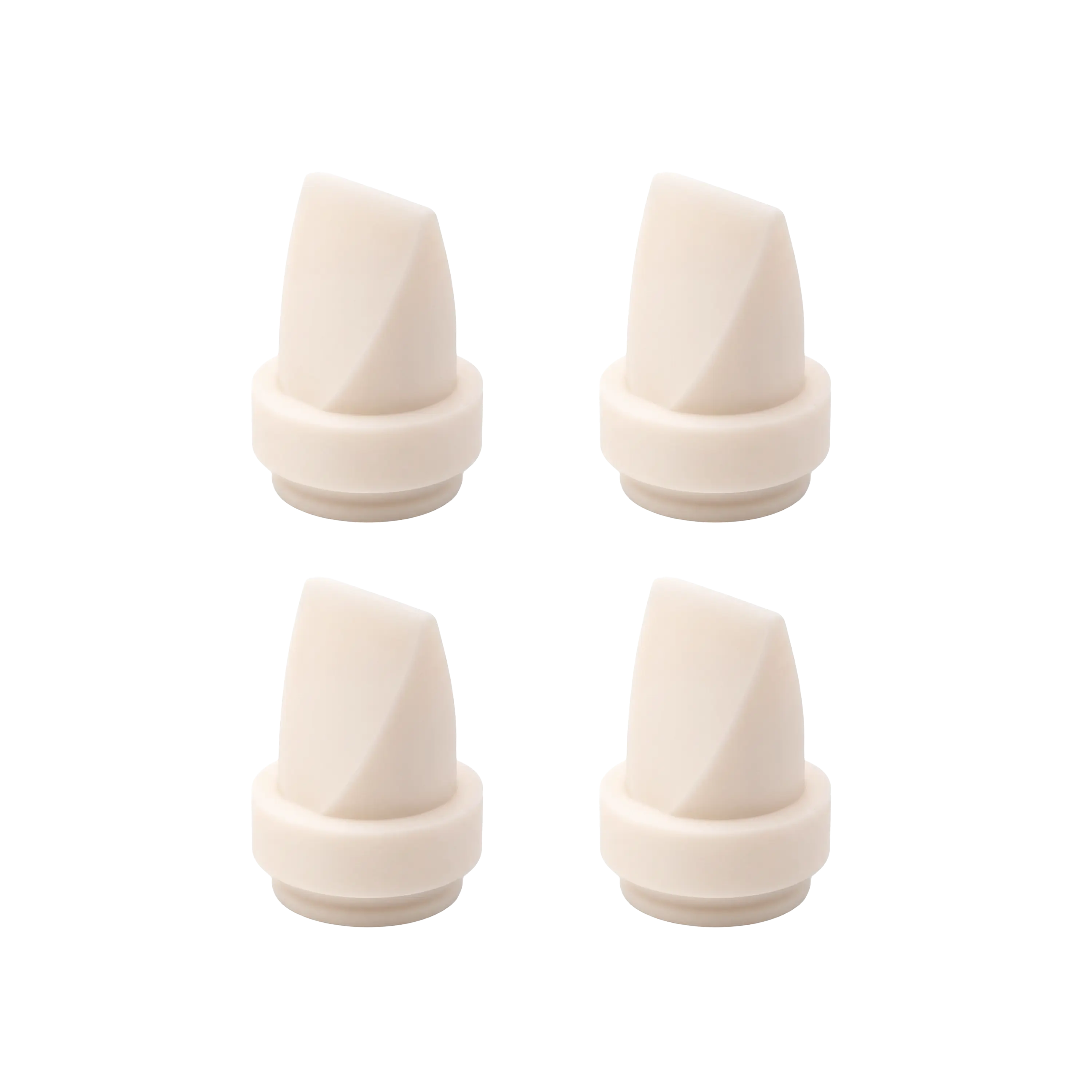 eufy Security Original Duckbill Valves (4-Pack) for Wearable Breast Pump E10/E20/S1/S1 Pro, Leak-Proof and Dust-Proof Breast Pump Replacement Parts