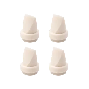 eufy Security Original Duckbill Valves (4-Pack) for Wearable Breast Pump E10/E20/S1/S1 Pro, Leak-Proof and Dust-Proof Breast Pump Replacement Parts