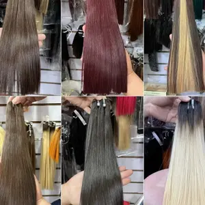 RAW Vietnamese Straight Double Drawn PRE DYED 3 Bundles Vietnamese Hair Extensions