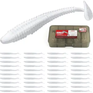 Paddle Tail Swimbaits 100/80/50PCS, 5/4/3/2 inch Soft Plastic Fishing Baits Bulk Pack - Durable Lifelike Action Lures for Bass, Trout, Crappie - Freshwater & Saltwater Fishing Gifts