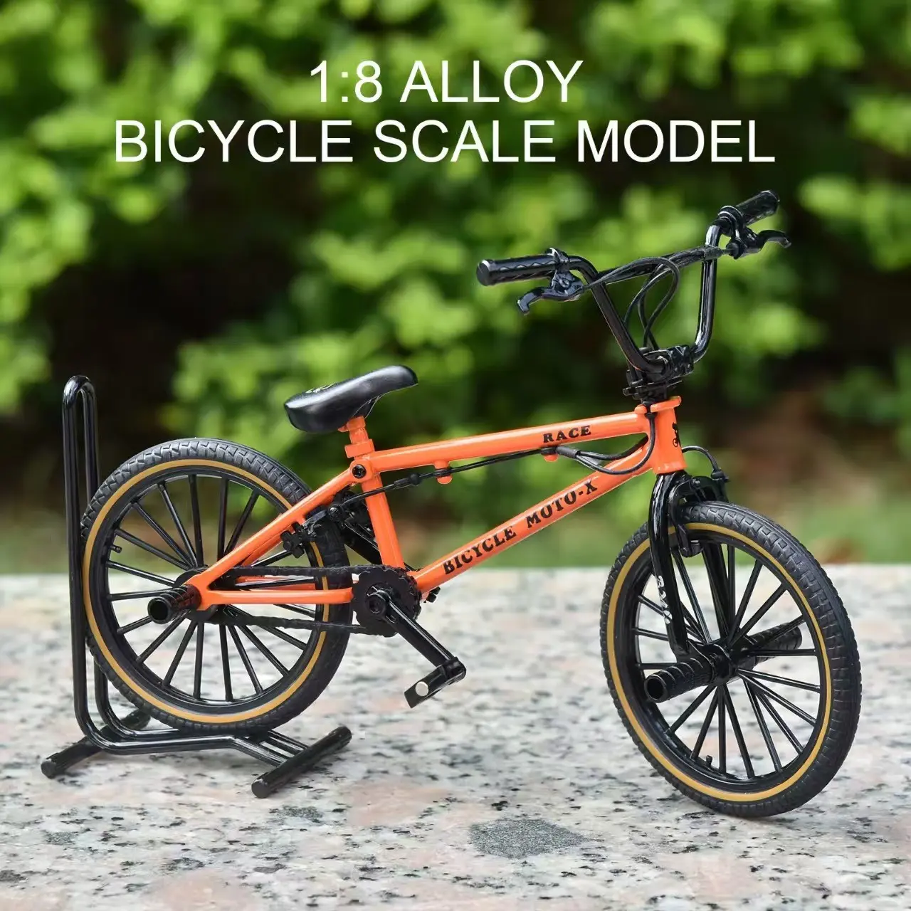 New Alloy Stunt Bike Model, Realistic Mountain Bike, Road Bike Ornament, Party Gift, Birthday Present, Easter Gift