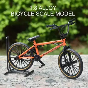 New Alloy Stunt Bike Model, Realistic Mountain Bike, Road Bike Ornament, Party Gift, Birthday Present, Easter Gift