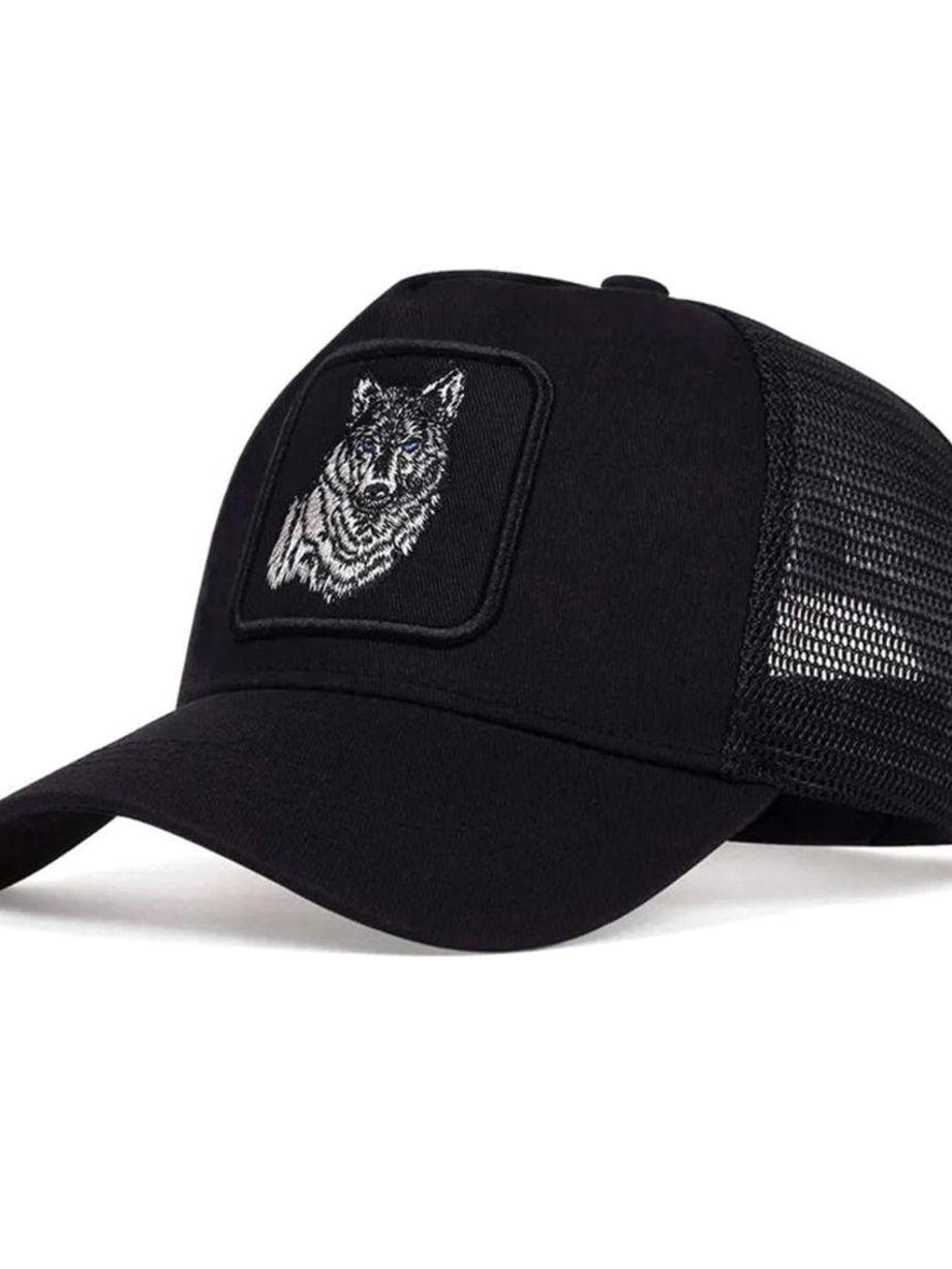 Men's Wolf Pattern Baseball Cap, Fashion Casual Hat, Suitable for Sports and Daily Wear, Unique Design for Outdoor Activities