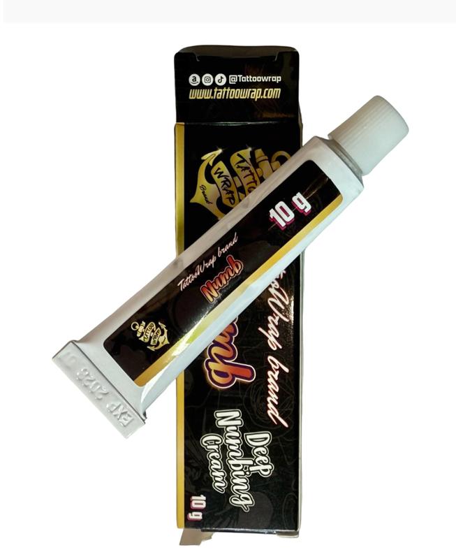 TattooWrap Brand Numb Deep Numbing Cream 10g - 24 Months Shelf Life for Deep Numbness Needs, Reliable & Specific Application