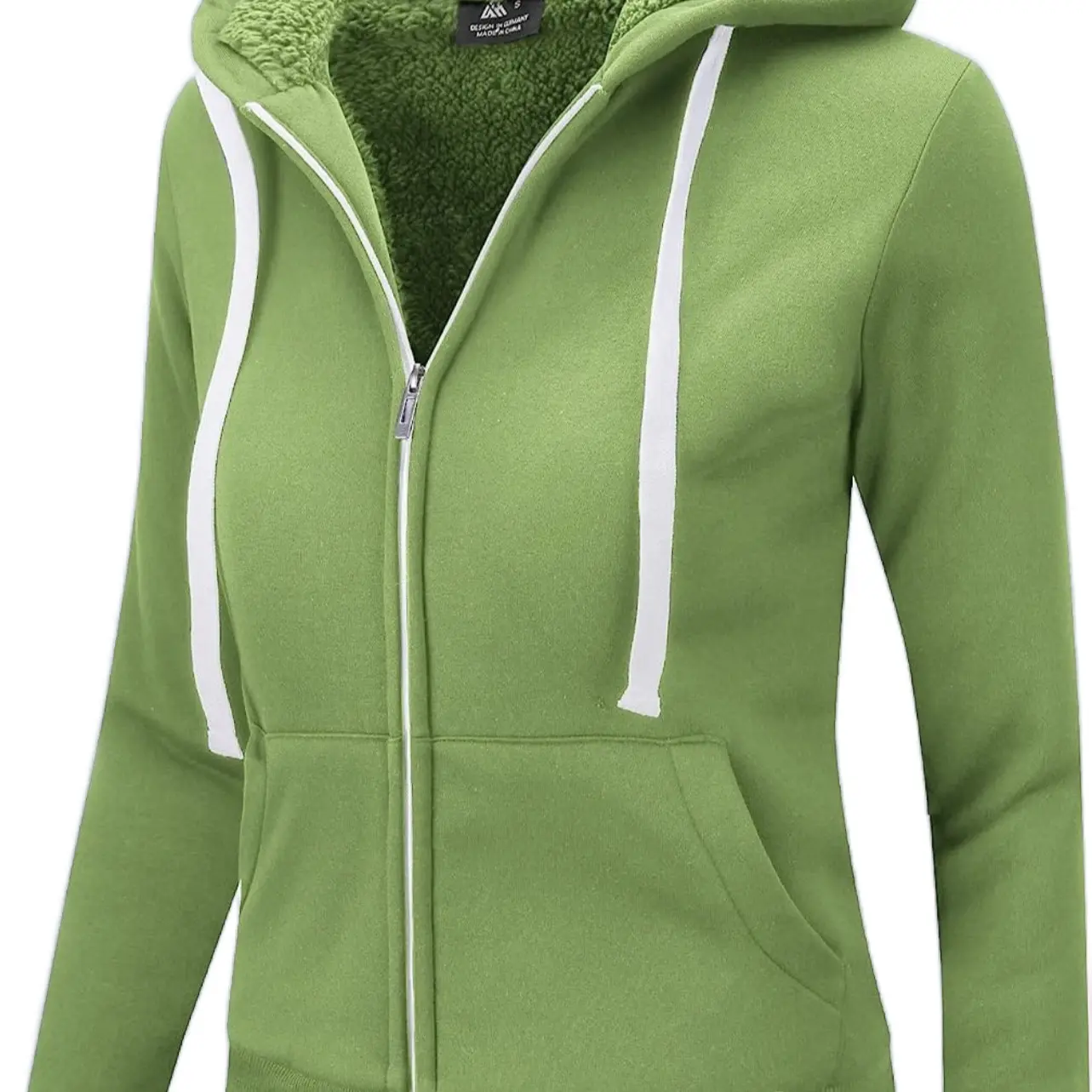 GEEK LIGHTING Hoodies for Women Sherpa Lined Fleece Sweatshirt Zip Up - NWT
