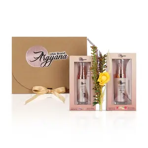 Argyana Best Combination of 2-PC Hair Care Gift Set for Hair Growth- Includes Lavender Scented Hair Oil Serum (30 ML) and Ginger Scented Hair Oil Mask (50 ML) Haircare Lightweight Frizz Mild Repair Salon Comfort