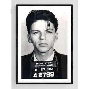 Poster!!!Frank Sinatra Mug Shot Print Poster
