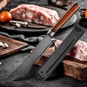 High Hardness Damascus Steel Knife Set, 67-Layer Forging, Professional Japanese Chef Knife, Sharp Vegetable & Meat Cutting Tool