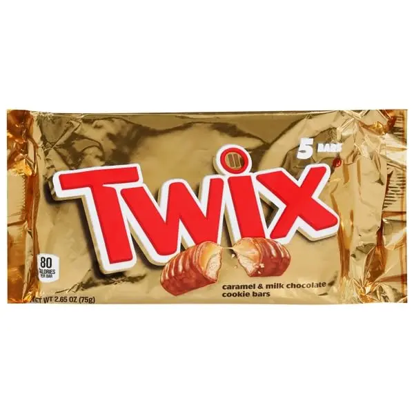 New Twix, Caramel And Milk Chocolate Cookie Bars, 2.65 Ounce