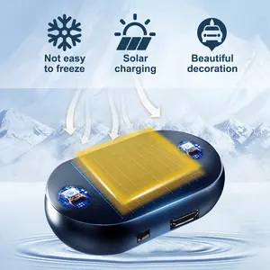 2025 Solar Electromagnetic Molecular Interference Freeze and Snow Remover Anti-Freeze Electromagnetic Car Snow Removal Device,Portable Antifreeze Snow Removal Instrument for Men