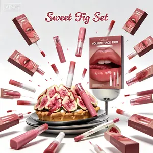 3-Step Plump Hack Sweet Fig Trio 60s Sculpt Moisturize Shine Bomb Lips liptransformation