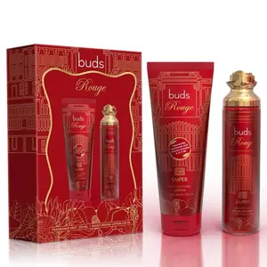 Buds Rouge 250ml/6.8oz Fragrance Mist + Moisturising Lotion