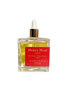 damiaSKIN Honey Heat Body Oil, 3.4 oz - Ultra Nourishing Moisturizer for Dry Skin with Warm Woody Scent T-Flower, Raw Honey Silky Smooth Skin Perfect Gift Lightweight Body Care For Women Vanilla Bean Dried Fruit