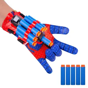 Spider Launcher Chidlren Toy Glove Web Shooters Halloween Wristband Prop Boys Cosplay Figure Game Christmas Kids Present Toys electric water gun play