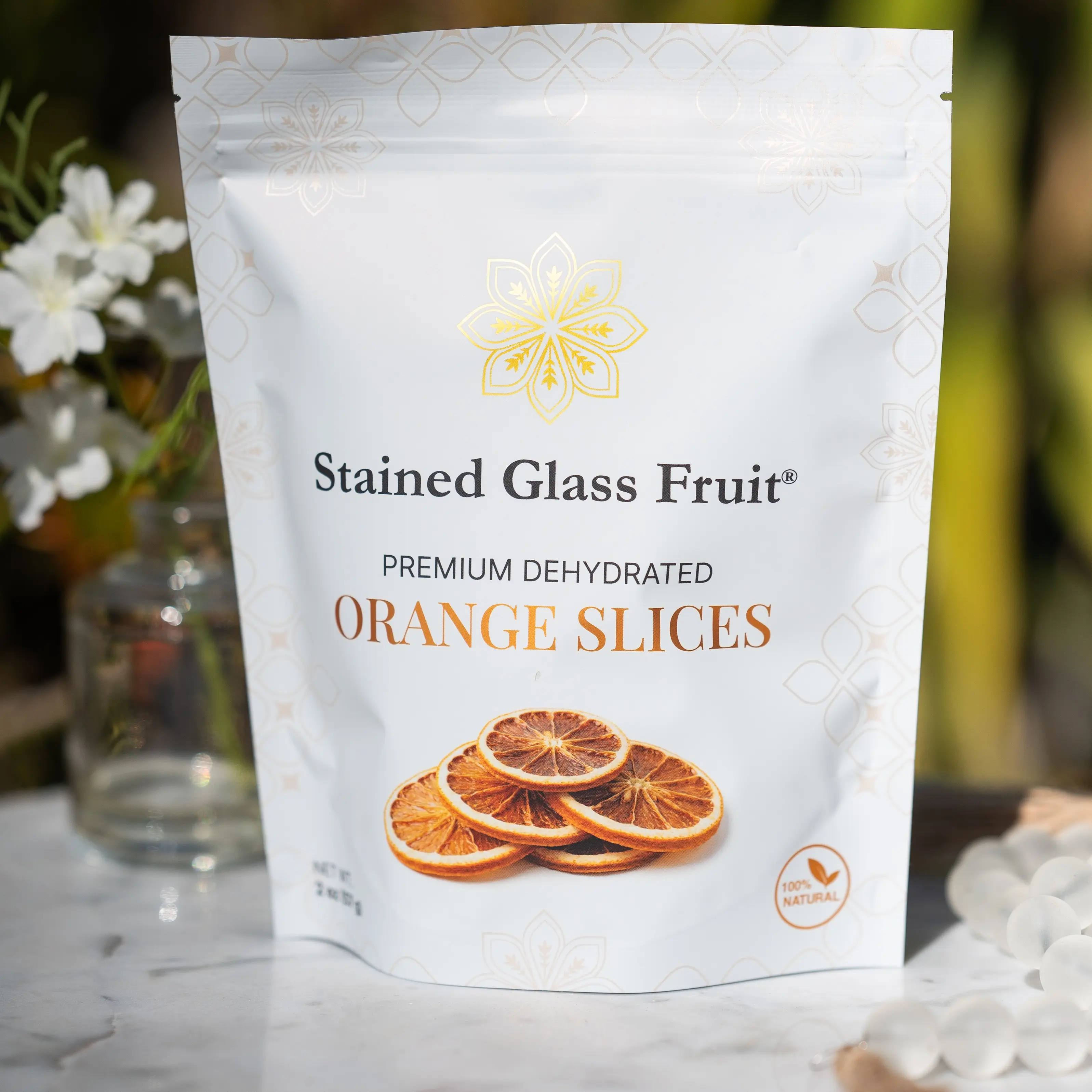 Stained Glass Fruit Dehydrated Citrus, Orange Slices
