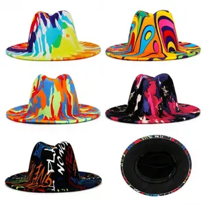 Colorful & Fancy Unisex Fedora - Assorted Designs with Unique Patterns and Colors