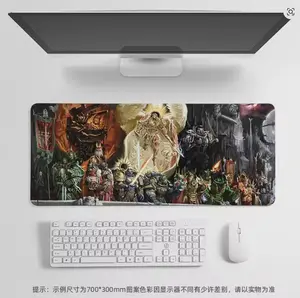 Primarchs and Emperor Throne Deskmat XL Gaming Mouse Pad for Warhammer 40k Desk Setup with Legendary Characters