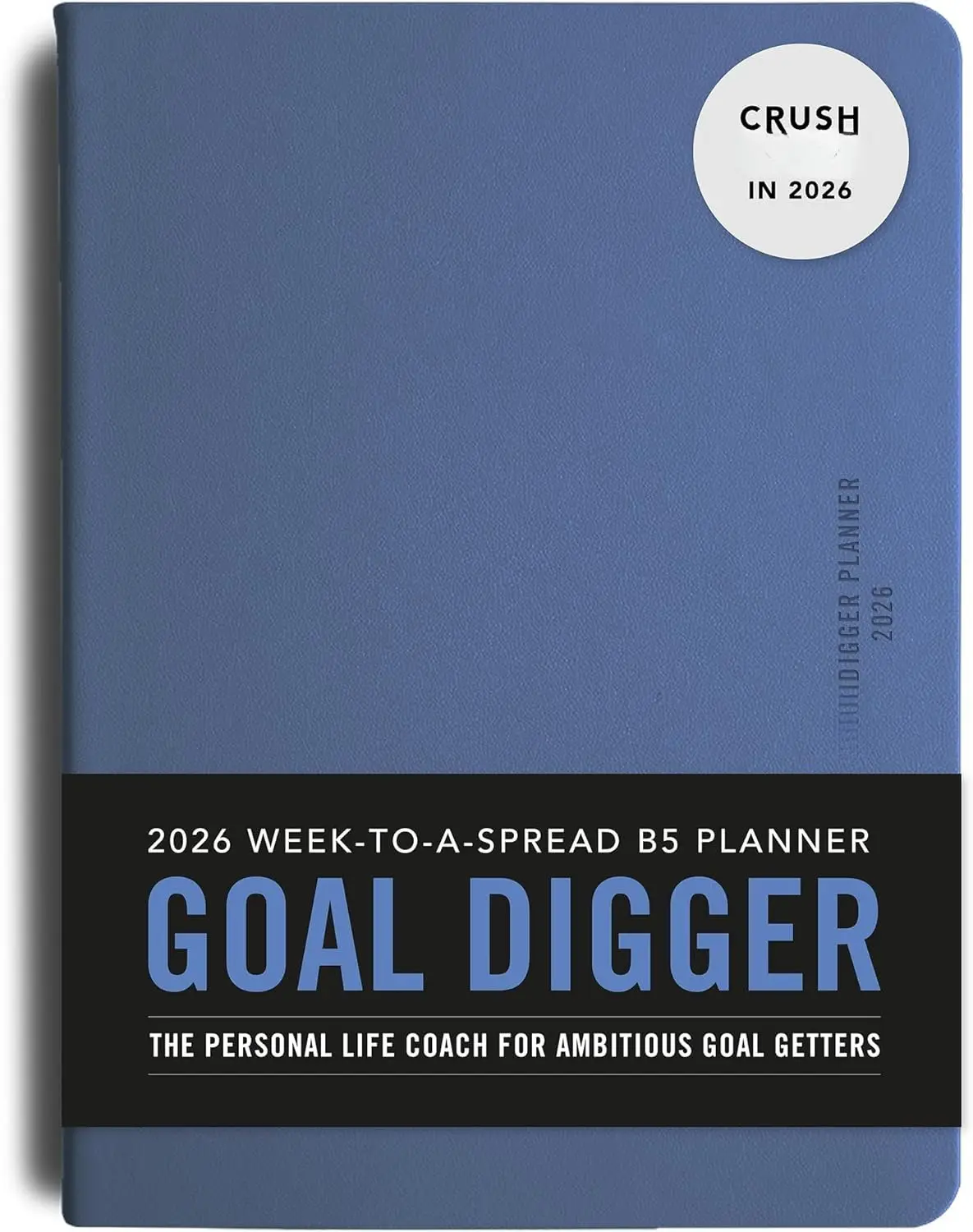 MI GOALS Goal Digger Weekly Planner 2026 | Dated Journal for Gratitude, Progress & Habit  | Weekly Spread Layout, B5 (Element Blue)