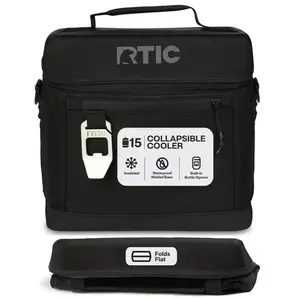 RTIC 15-Can, 16 Qt, Collapsible Soft Cooler with Bottle Opener