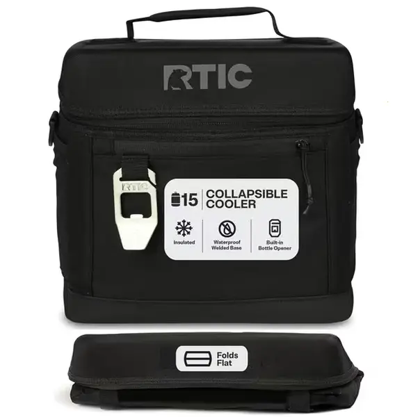 RTIC 15-Can, 16 Qt, Collapsible Soft Cooler with Bottle Opener